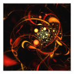 Impresión de la foto del arte abstracto del latido