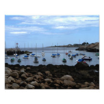 Impresión de la foto del puerto de Rockport