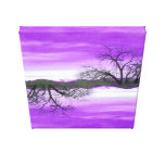 Impresión de la lona de El Abuelo Del Cielo Purple Impresiones De Lienzo