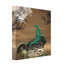 Impresión de la lona de la guarida de los dragones impresiones en lona estiradas