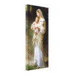 Impresión de la lona de la inocencia de Bouguereau Lona Envuelta Para Galerías