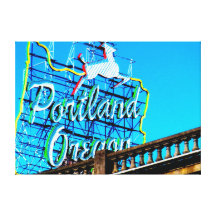 Impresión de la lona de PORTLAND, OREGON Impresiones En Lona Estiradas