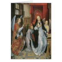 Impresión de la lona del anuncio de Hans Memling Felicitaciones
