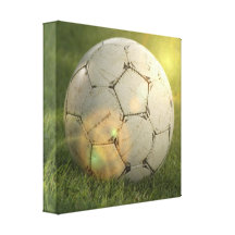 Impresión de la lona del balón de fútbol impresiones en lienzo estiradas