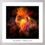 IMPRESIÓN DE LA NEBULOSA DE LA REINA POSTER