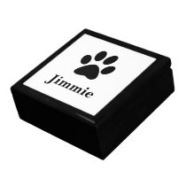 Impresión de la pata cajas de regalo