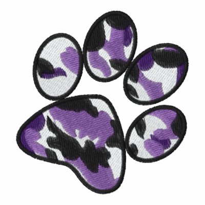 Impresión de la pata del camuflaje Impresión de la pata del camuflaje