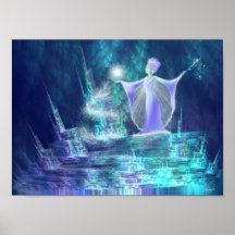Impresión de la reina del hielo poster