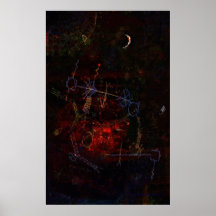 "Impresión de la ruina de espacio" Poster