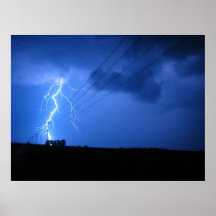 Impresión de la tormenta posters