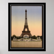 Impresión de la torre 1904 de Eifel Posters