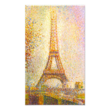 Impresión de la torre Eiffel de Seurat Impresiones Fotográficas
