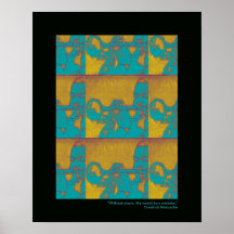 impresión de la trompeta para las paredes posters