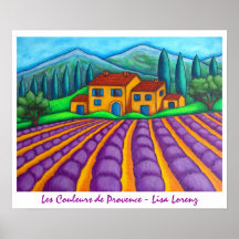 Impresión de Les Couleurs de Provence de Lisa Lore Posters