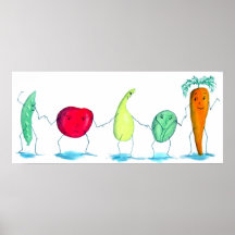 Impresión de los Veggies Impresiones
