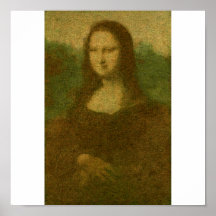 "Impresión de Mona Lisa de la alfombra" Impresiones