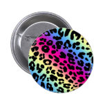Impresión de neón del modelo del leopardo del arco pins