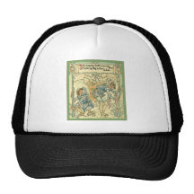 impresión de Nouveau del arte de Fleur-de-Luce ~ V Gorras De Camionero