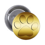 IMPRESIÓN DE ORO DE LA PATA PINS