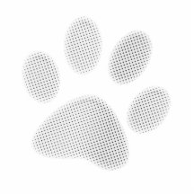 Impresión de semitono blanca/gris clara de la pata esculturas fotograficas