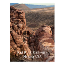 Impresión de un hombre; Recuerdo de Nevada Postales
