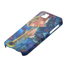 Impresión del arte de Chris Botti iPhone 5 Case-Mate Protector