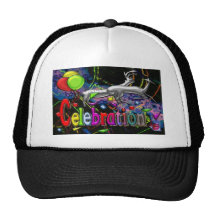 Impresión del arte de Digitaces de la celebración Gorros