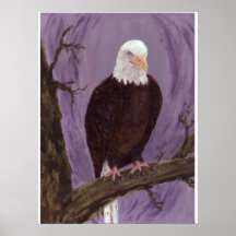 Impresión del arte de Eagle calvo Impresiones
