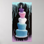 impresión del arte de la torta posters