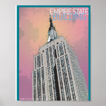 Impresión del arte del Empire State Building Impresiones