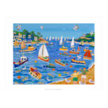 Impresión del arte: Navegación de domingo, Fowey,  posters