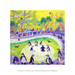 Impresión del arte: Pingüinos hambrientos posters
