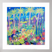 Impresión del arte: Pintura del jardín, jardín de  Posters