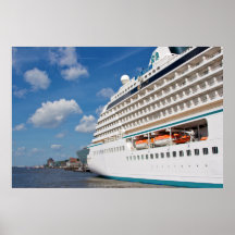 Impresión del barco de cruceros posters