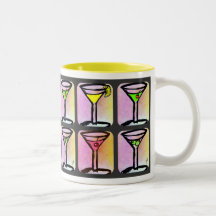 IMPRESIÓN DEL COLLAGE DE MARTINI TAZA