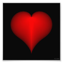 Impresión del corazón impresion fotografica