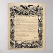 Impresión del documento de la proclamación de The  Impresiones