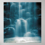 Impresión del extracto   de la cascada posters