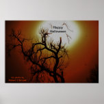 Impresión del feliz Halloween Poster