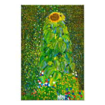 Impresión del girasol de Gustavo Klimt Fotografias