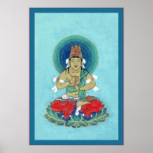 Impresión del japonés del vintage del ~ de Buda Poster
