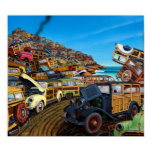 "Impresión del Junkyard de Woody" posters