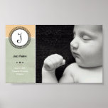 Impresión del nacimiento de Raine del jazz Poster