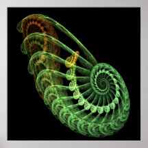 Impresión del nautilus poster