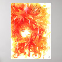 Impresión del otoño posters