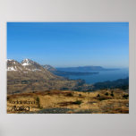 Impresión del paisaje de Alaska Poster