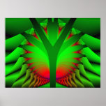 Impresión del poster: Árbol del fractal