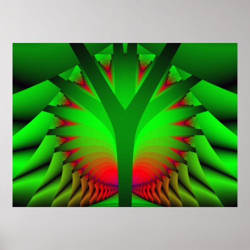 Impresión del poster: Árbol del fractal