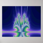 Impresión del poster: Arte del fractal de Lyra del