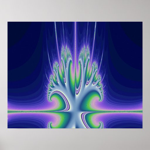 Impresión del poster: Arte del fractal de Lyra del